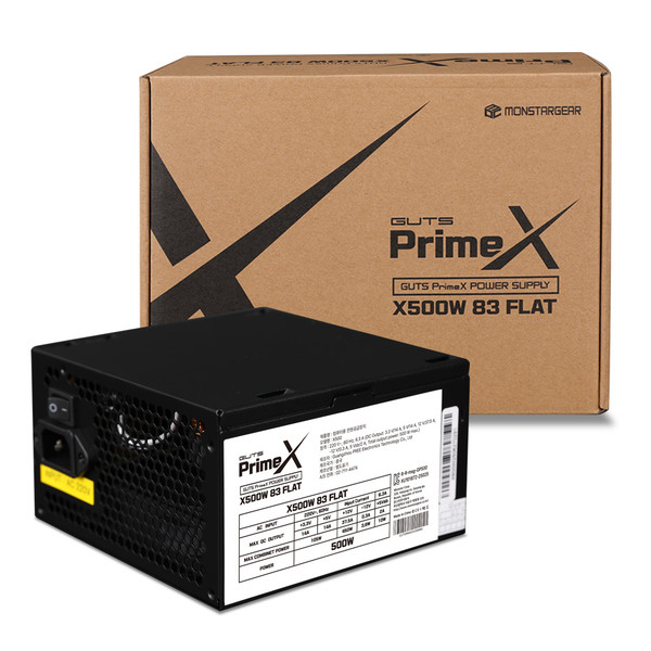 가츠 프라임엑스 500W 83 플랫 파워서플라이 1